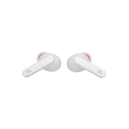 JBL Live Pro+ TWS - White - True wireless Noise Cancelling earbuds - Front